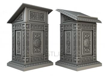 Church furniture (MBC_0022) 3D model for CNC machine